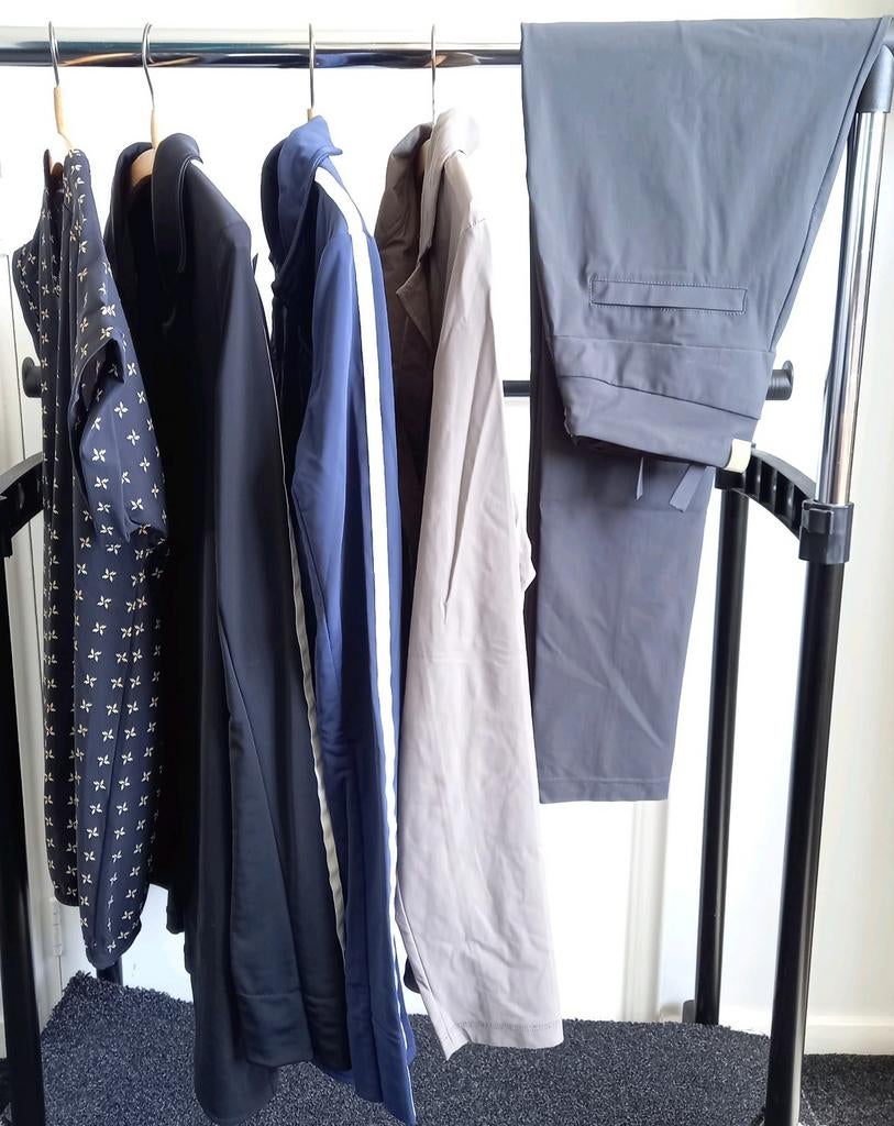 Travelstof kleding S/M, Ophalen of Verzenden, Zo goed als nieuw, Maat 38/40 (M), Zwart