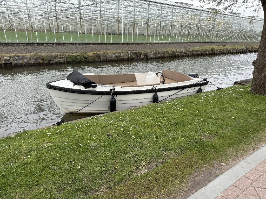 Mooie complete sloep te koop: 4 Family 480 de Luxe, Watersport en Boten, Sloepen, Ophalen, 10 tot 30 pk, Zo goed als nieuw, 3 tot 6 meter