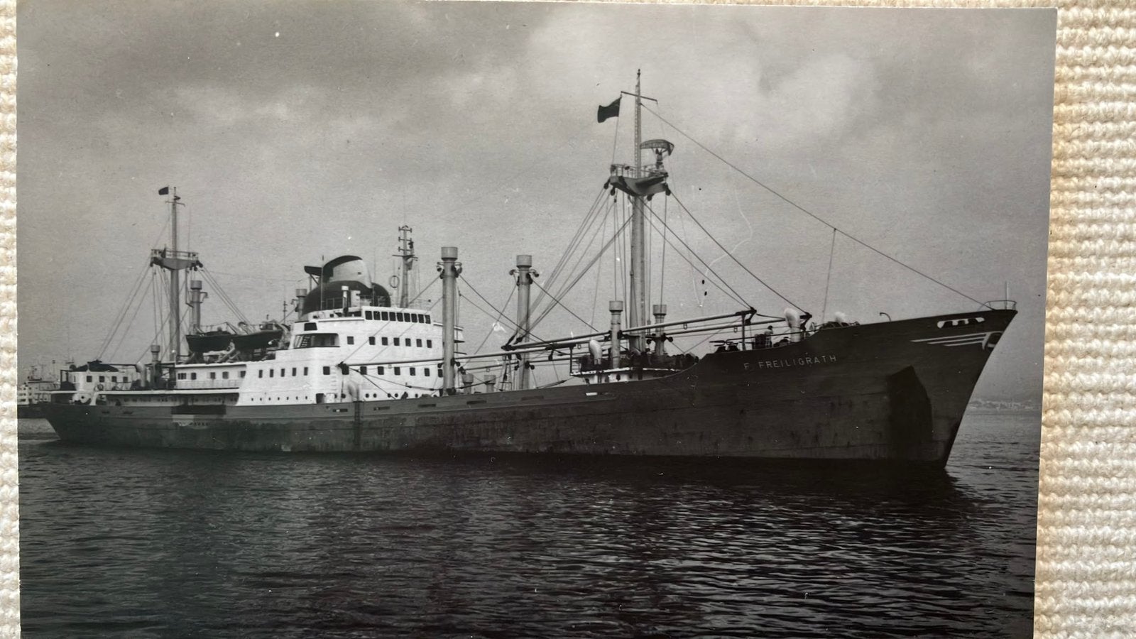 ex Prins Willem van Oranje  1953 als F. Freiligrath, Verzamelen, Ophalen of Verzenden, Zo goed als nieuw, Kaart, Foto of Prent