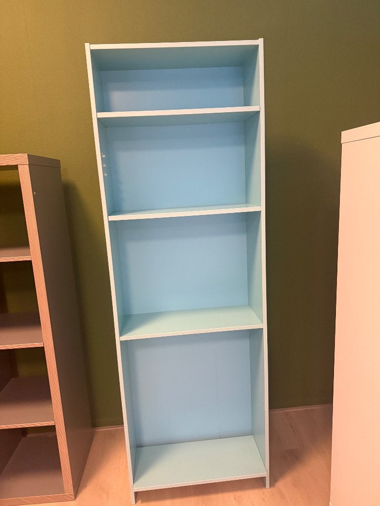 Aqua Blauwe Billy boekenkast ikea, Ophalen, Gebruikt, 200 cm of meer, 50 tot 100 cm