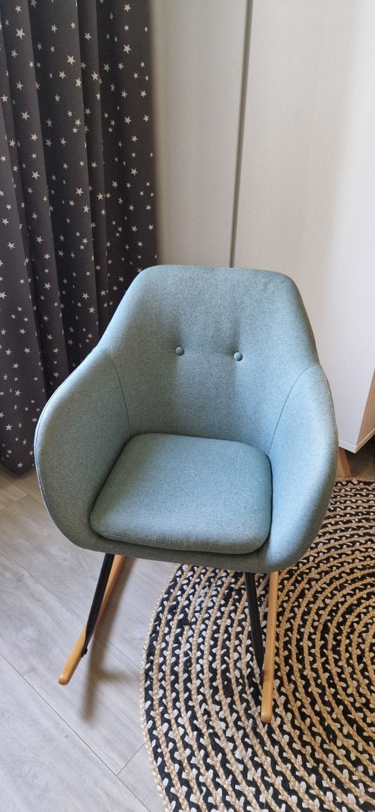 Comfortabele schommelstoel - Zo goed als nieuw, Ophalen, Hout, Overige kleuren, Modern, Scandinavisch