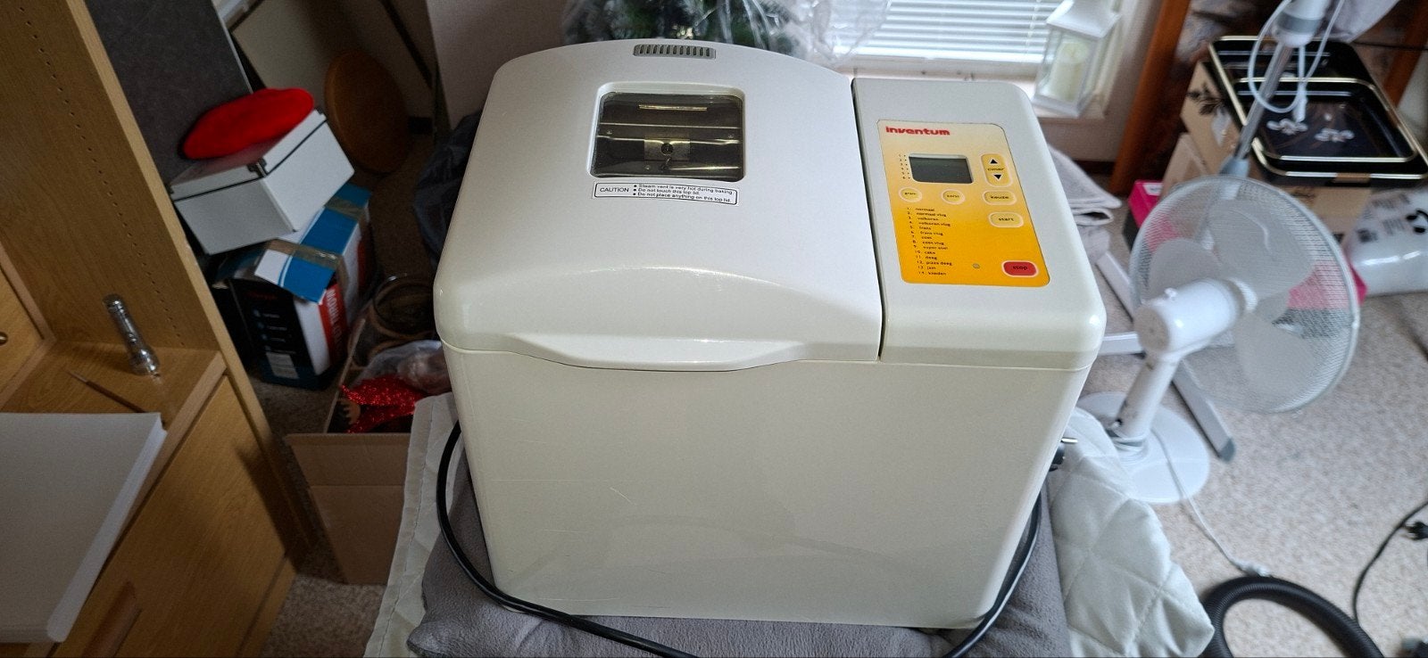 Inventum Broodbakmachine BM25.1, Met timer, Kijkvenster, 800 tot 1200 gram deeg, Ophalen of Verzenden