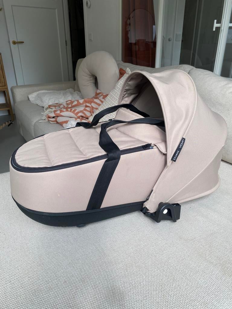 Babyzen YOYO reiswieg, taupe/beige, Zo goed als nieuw, Combiwagen, Met reiswieg, Ophalen