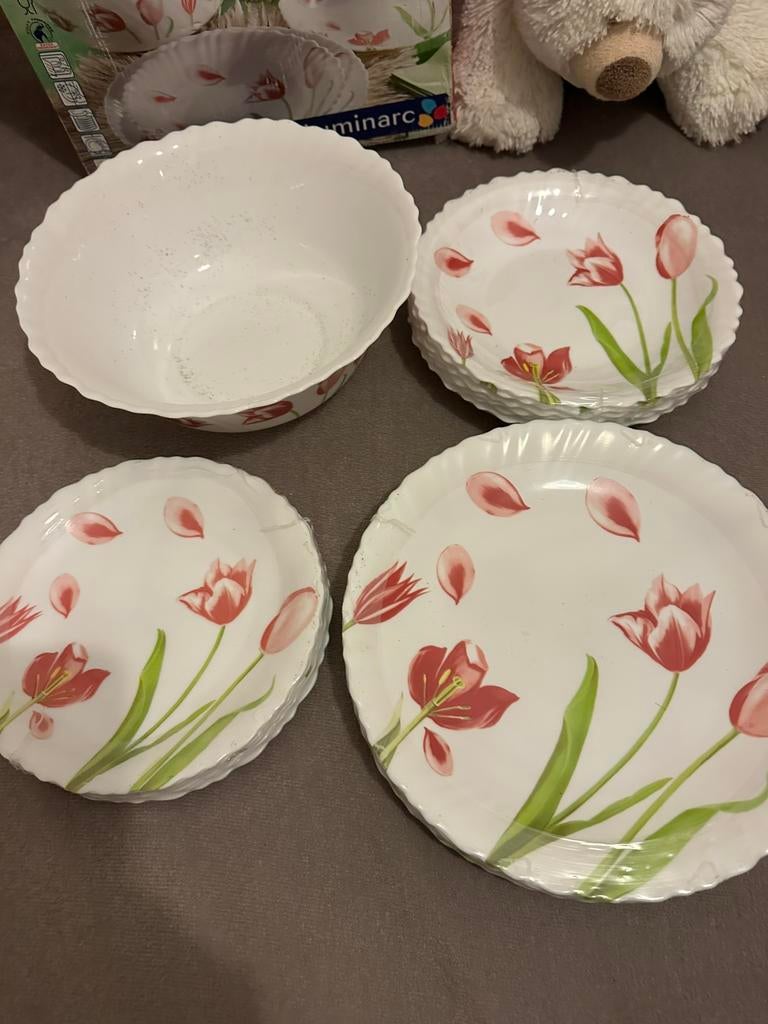 6-persoons Luminarc servies -19 st.  nieuw nog in verpakking, Ophalen of Verzenden
