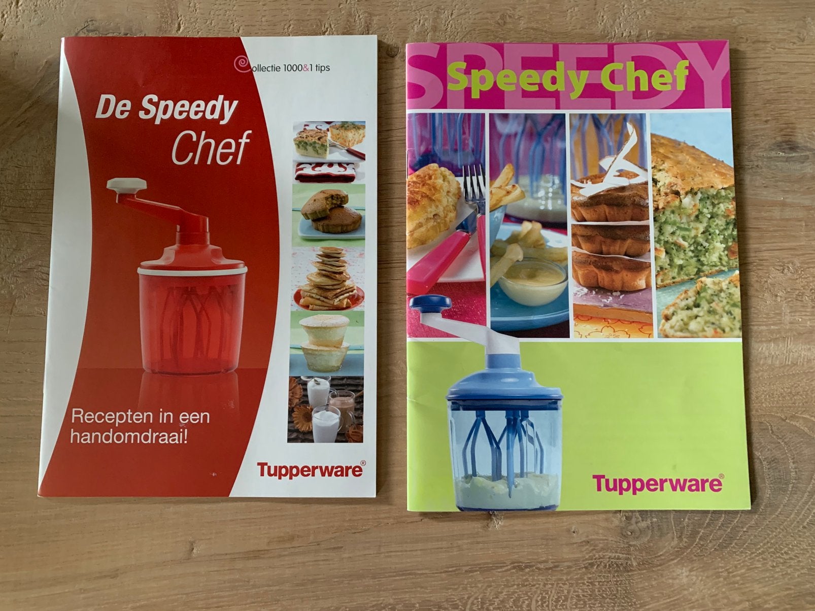 Tupperware Speedychef teceptenboekjes, Huis en Inrichting, Keuken | Tupperware, Ophalen of Verzenden, Zo goed als nieuw, Overige typen