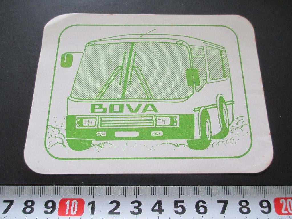 sticker bus touringcar BOVA valkenswaard, Ophalen, Zo goed als nieuw