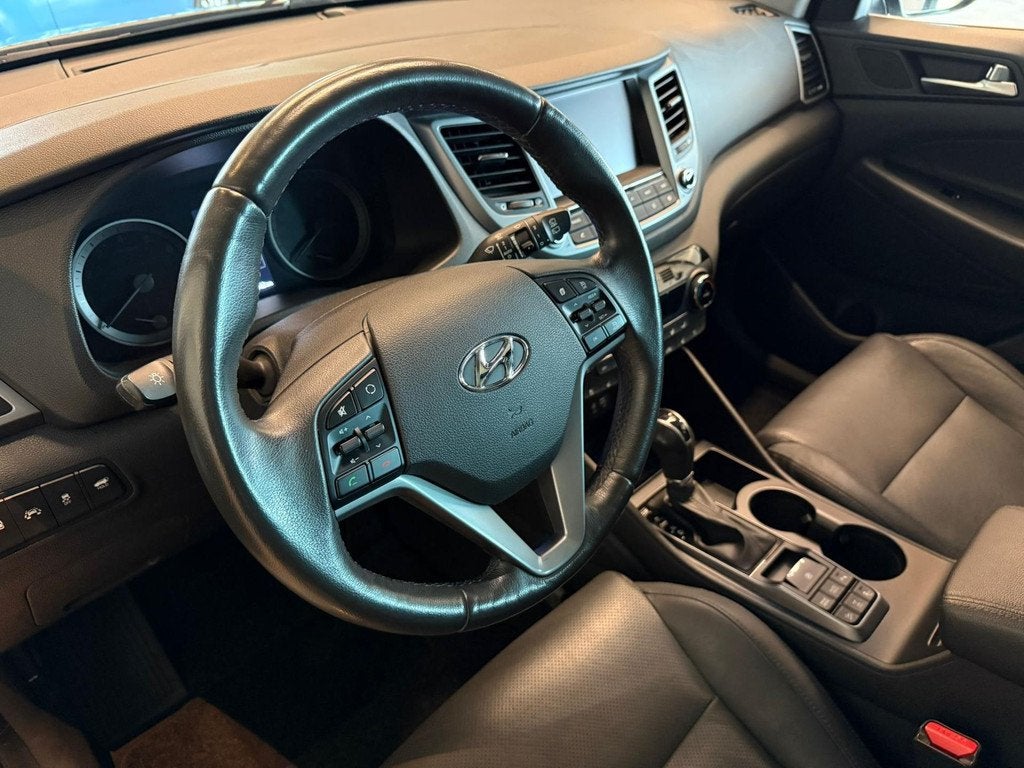 Hyundai Tucson 1.6 T-GDi 4WD AUTOMAAT PREMIUM-uitv/CLIMA AIR, Auto's, Hyundai, Gebruikt, 4 cilinders, Met garantie (alle), Vierwielaandrijving