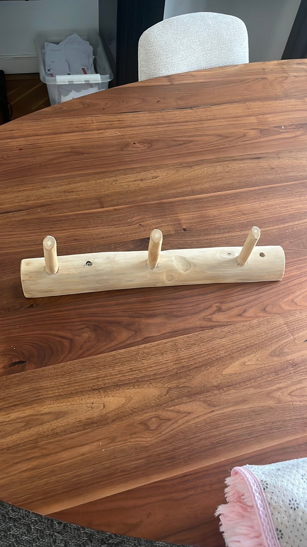 Gratis houten kapstok, Huis en Inrichting, Woonaccessoires | Kapstokken, Wandkapstok, Ophalen of Verzenden, Zo goed als nieuw