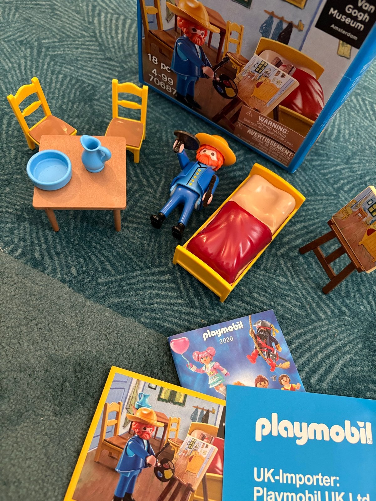 Playmobil Van Gogh Museum set 70687 - De Slaapkamer, Ophalen, Complete set, Overige typen, Zo goed als nieuw