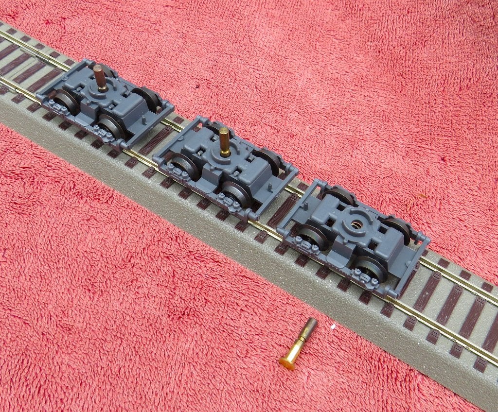 3 draaistellen / truckstellen, Overige merken, Locomotief, Gelijkstroom of Wisselstroom, Nieuw