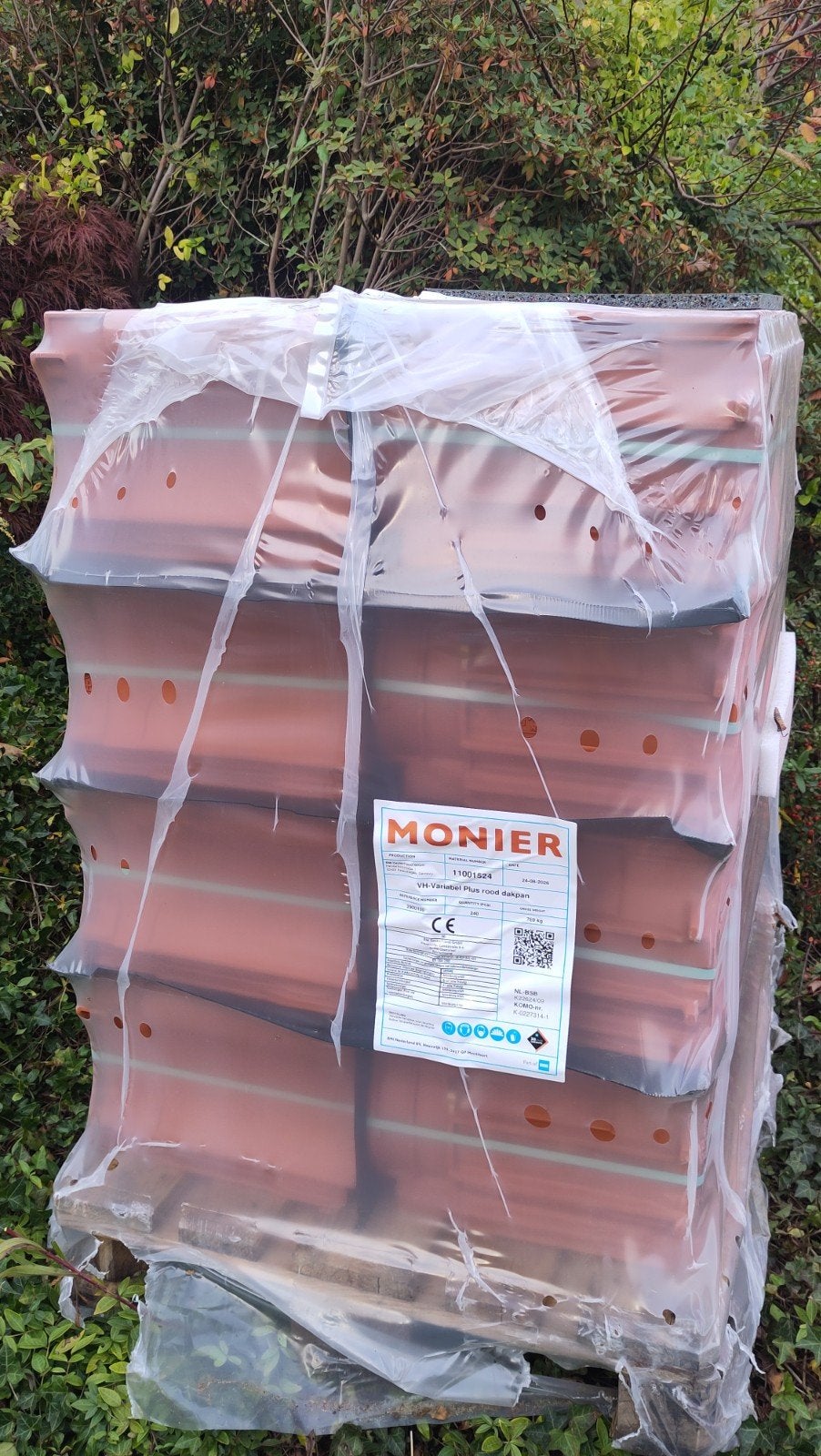 Monier VH-Variabel Plus dakpannen rood (240 stuks), Ophalen, Steen of Klei, Nieuw, 15 m² of meer