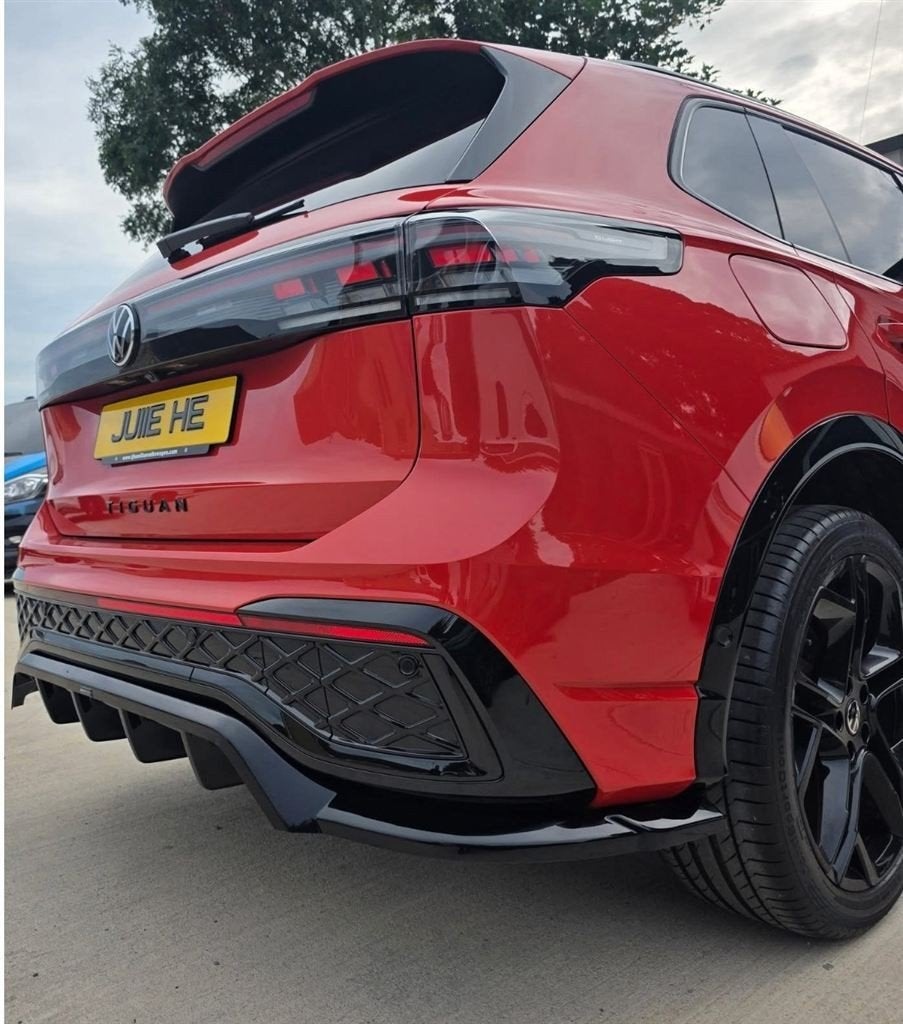 Maxton Design Rear Centre Diffuser Voor VW Tiguan MK3 R Line, Verzenden, Automotive Parts, A.parts@hotmail.nl, Trasmolenlaan 12 3447 GZ Woerden