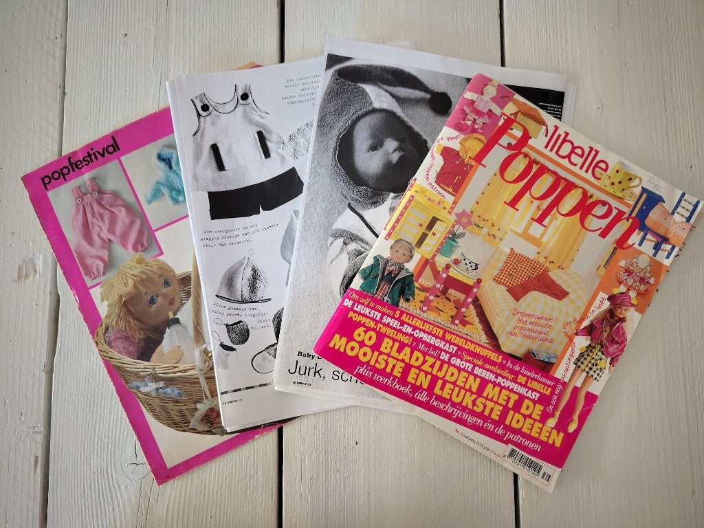Mooie patronen - Barbie, Babyborn - Libelle poppen/Knippie, Ophalen of Verzenden, Zo goed als nieuw, Overige typen, Knippie