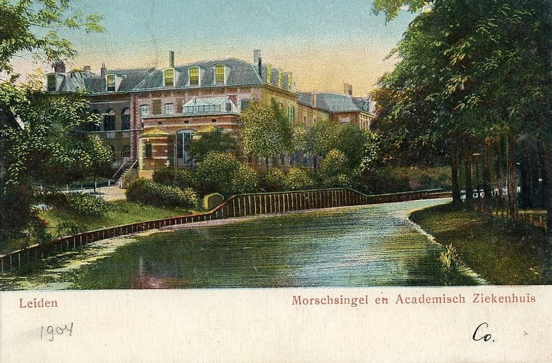 LEIDEN – Morssingel en Academisch Ziekenhuis 1904 (VK617), Verzenden, Voor 1920, Gelopen, Zuid-Holland