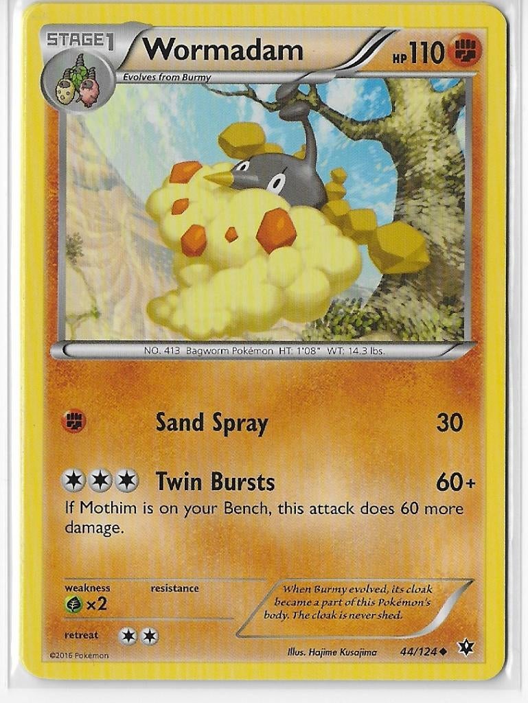 Fates Collide,  Wormadam [uncommon] 44/124, Verzenden, Nieuw, Losse kaart