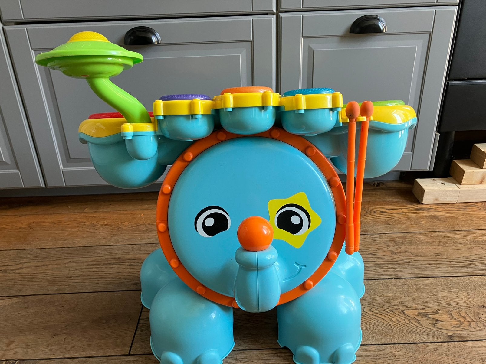 V tech drumstel, Kinderen en Baby's, Speelgoed | Vtech, Ophalen, Zo goed als nieuw