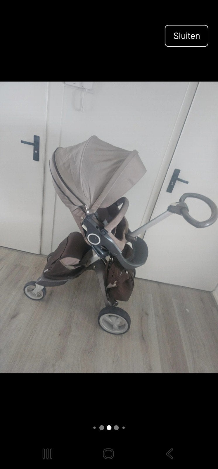 Stokke Xplory Kinderwagen met alle toebehoren, Gebruikt, Kinderwagen, Overige merken, Verstelbare duwstang