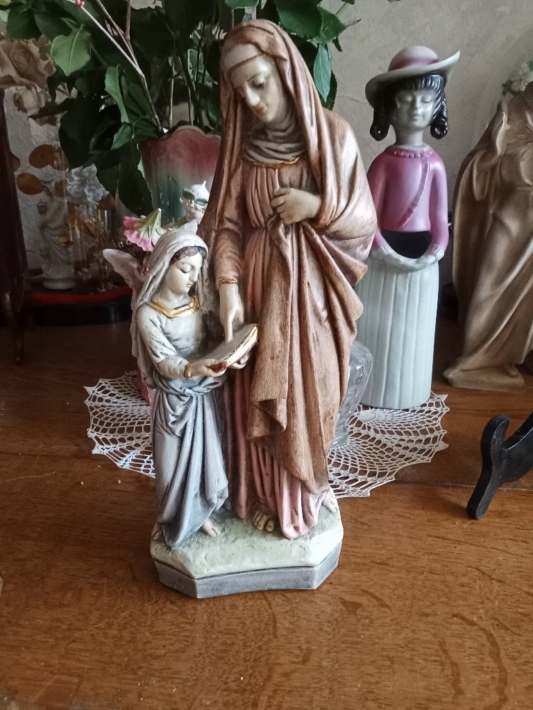 ouder beeld van de Heilige ANNA met Maria als kind, Antiek en Kunst, Ophalen of Verzenden
