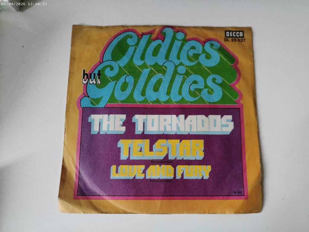 The Tornados - Telstar / Love and Fury  OLDIES, Cd's en Dvd's, Vinyl Singles, Ophalen of Verzenden, Gebruikt, Rock en Metal