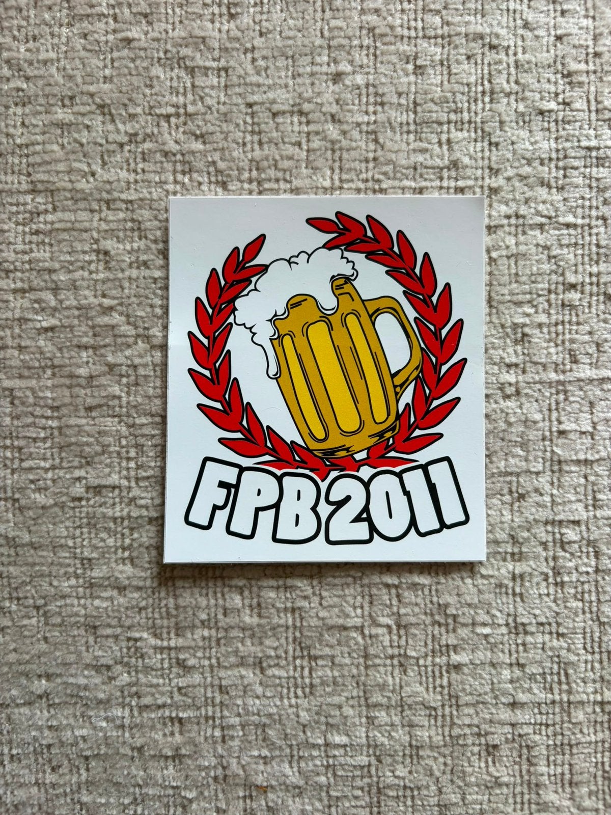 Fpb feyenoord sticker, Ophalen of Verzenden, Zo goed als nieuw