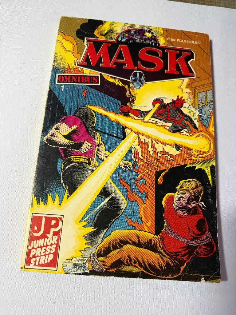 M.A.S.K. Omnibus 1 – Junior Press Strip (1986), Boeken, Stripboeken, Eén stripboek, Ophalen of Verzenden, Gelezen