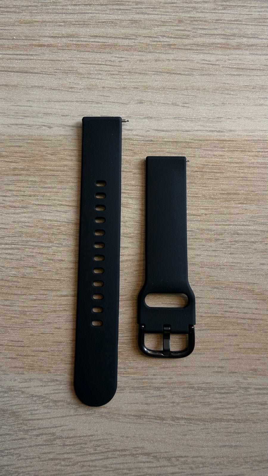 18mm Zwart Smartwatch Bandje - Nieuw in Doos, Ophalen of Verzenden, Nieuw, Zwart