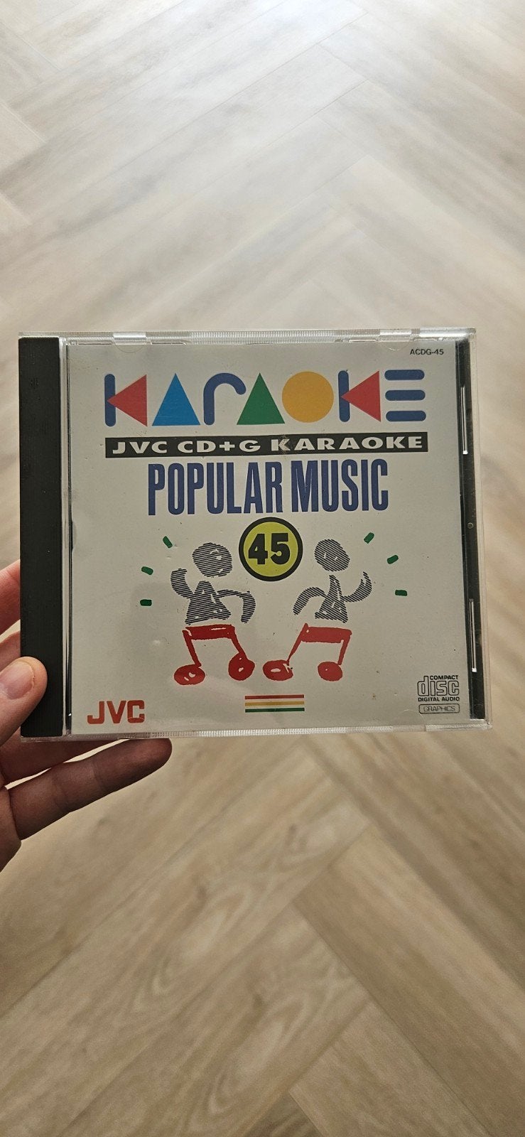 JVC CD+G karaoke 45, Ophalen of Verzenden, Gebruikt