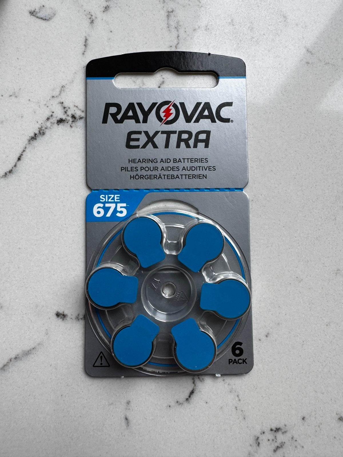 Rayovac Extra Gehoorapparaat Batterijen Maat 675 60 stuks), Ophalen of Verzenden, Nieuw