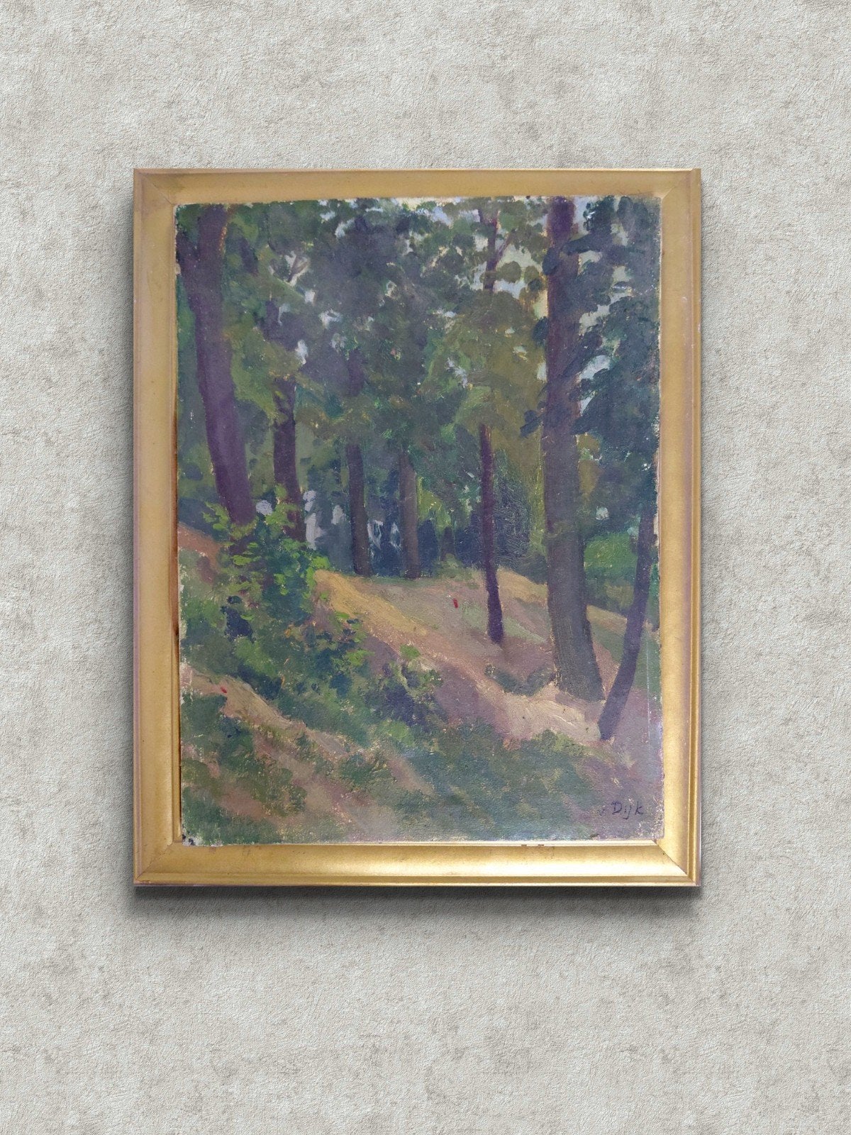 Olieverf schilderij 40x30 cm, Verzenden