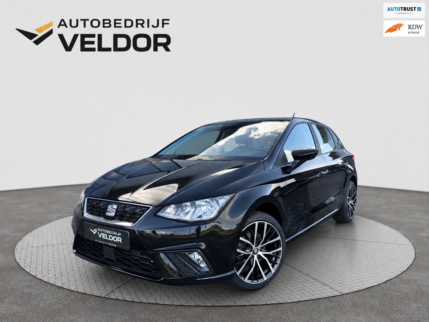 Seat IBIZA 1.0 TSI 115PK VIRTUAL COCKPIT/STOELVW/17''/PDC, Voorwielaandrijving, Stof, Gebruikt, Zwart