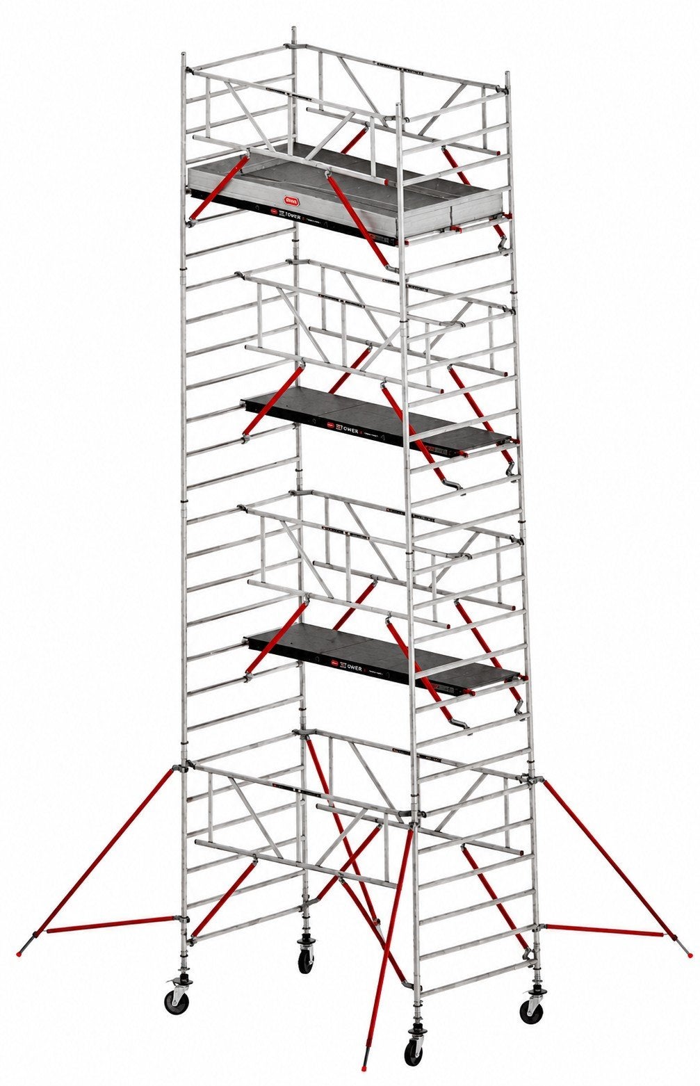 Te huur rolsteiger werkhoogte 9.20 meter, Ophalen of Verzenden, Rolsteiger of Kamersteiger, 5 meter of hoger