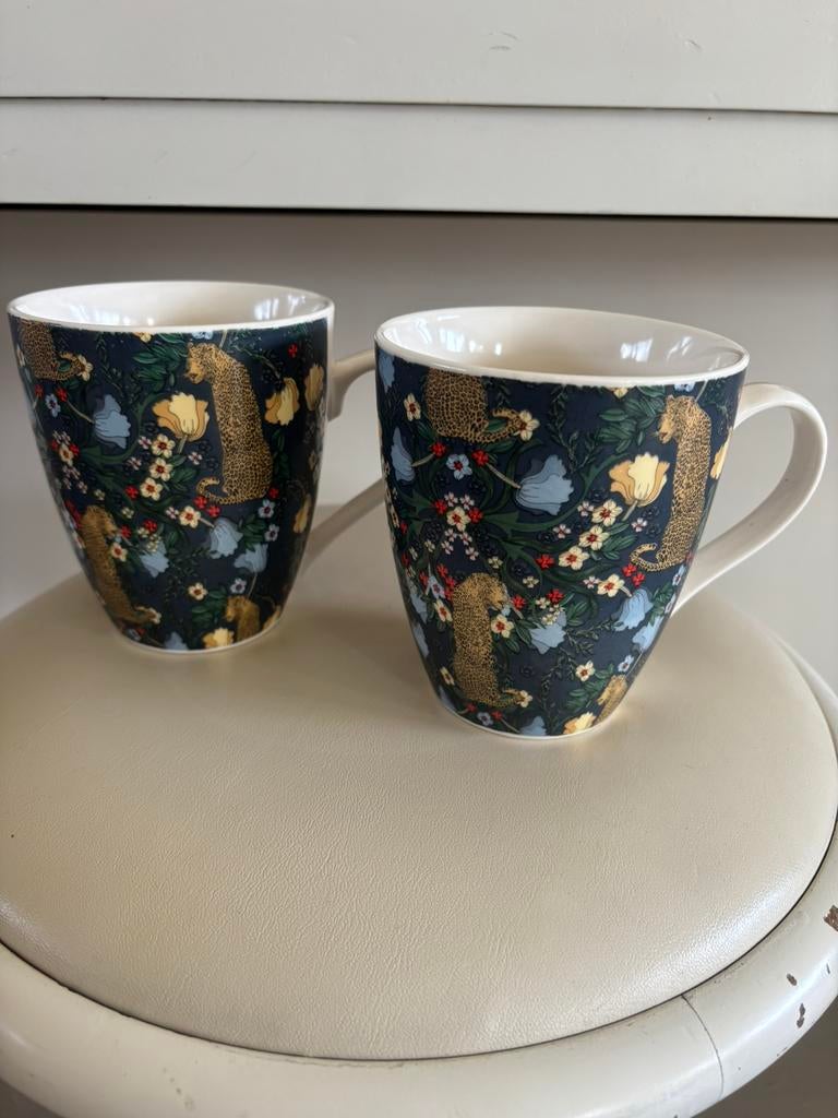 Siaki collection mokken set 450ml, Huis en Inrichting, Keuken | Servies, Ophalen of Verzenden, Zo goed als nieuw, Overige stijlen