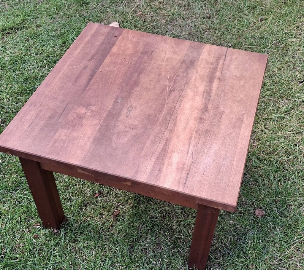 Tafeltje, Minder dan 55 cm, Gebruikt, Rond, Hout