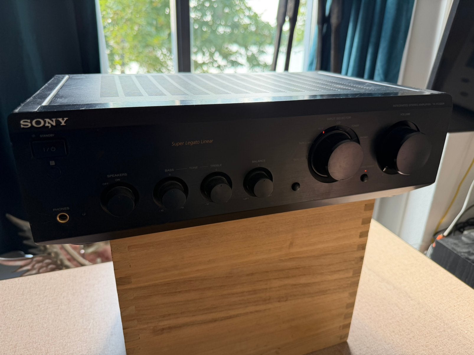 Sony TA-FE320R stereo versterker – vintage audio, Refurbished, Ophalen of Verzenden, Sony, Minder dan 60 watt