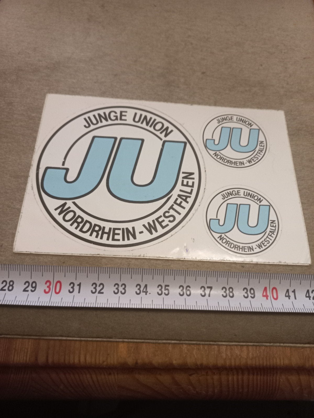 Junge Union Nordrhein-Westfalen stickers, Ophalen of Verzenden