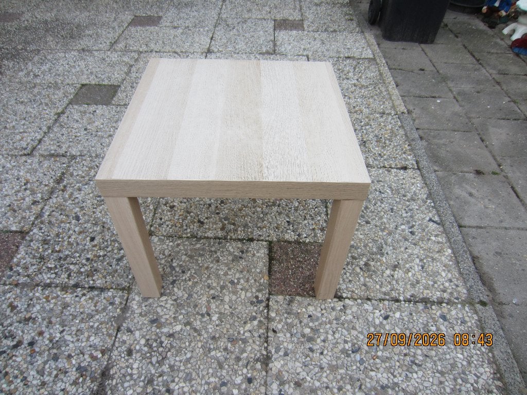 ikea tafeltje 55 x 55, Vierkant, 55 tot 75 cm, Zo goed als nieuw, Ophalen