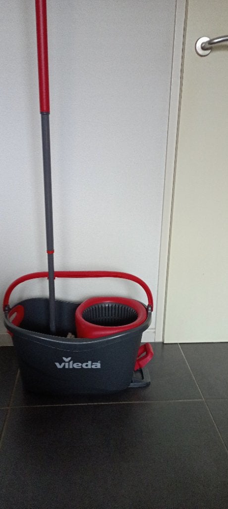 Mop en Emmer Vileda EasyWring & Clean zo goed als nieuw, Ophalen, Dweilemmer, -bak, of -wagen