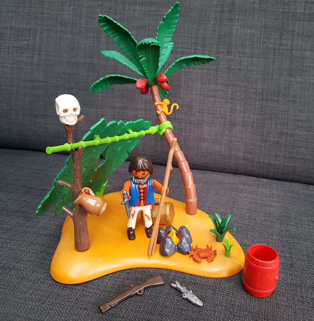 Playmobil Schipbreukeling 5138, Kinderen en Baby's, Pirates, Complete set, Ophalen of Verzenden, Zo goed als nieuw