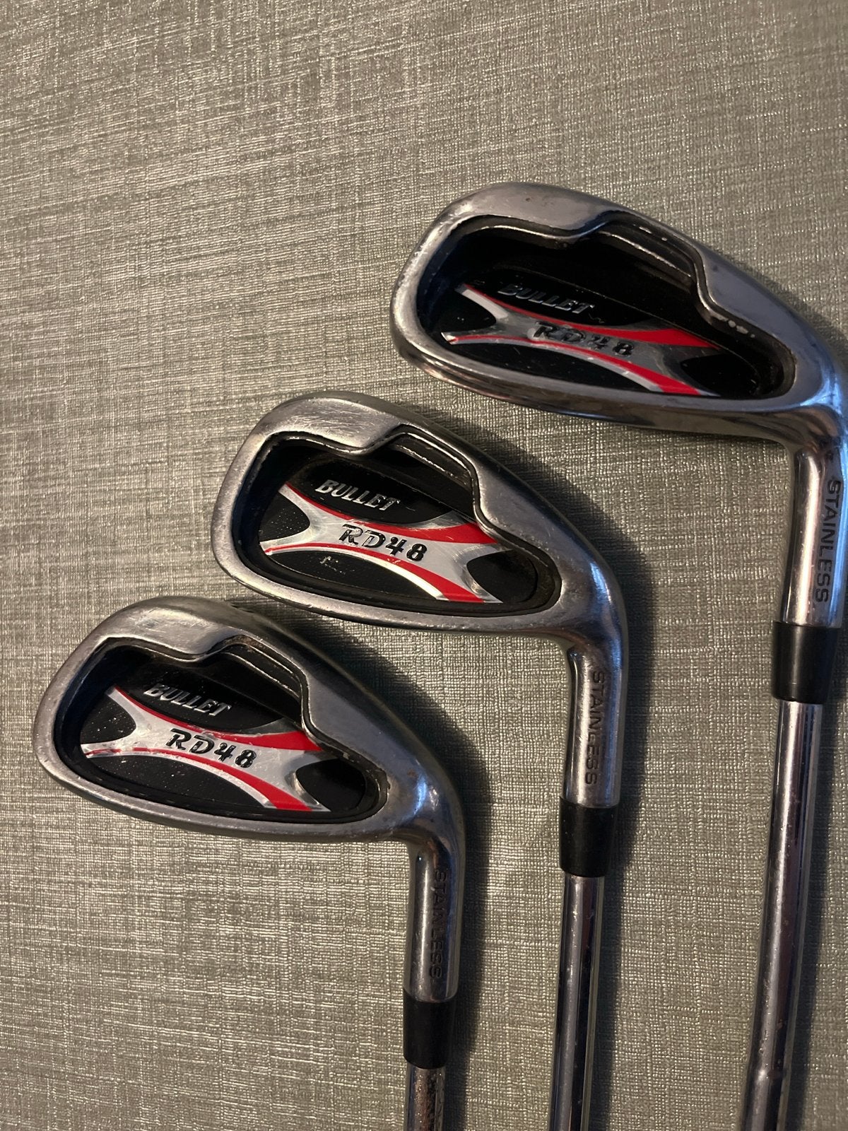 Bullet RD48 Golfclubs - Set van 3 (6, 9, P), Sport en Fitness, Ophalen of Verzenden, Gebruikt, Club, Overige merken