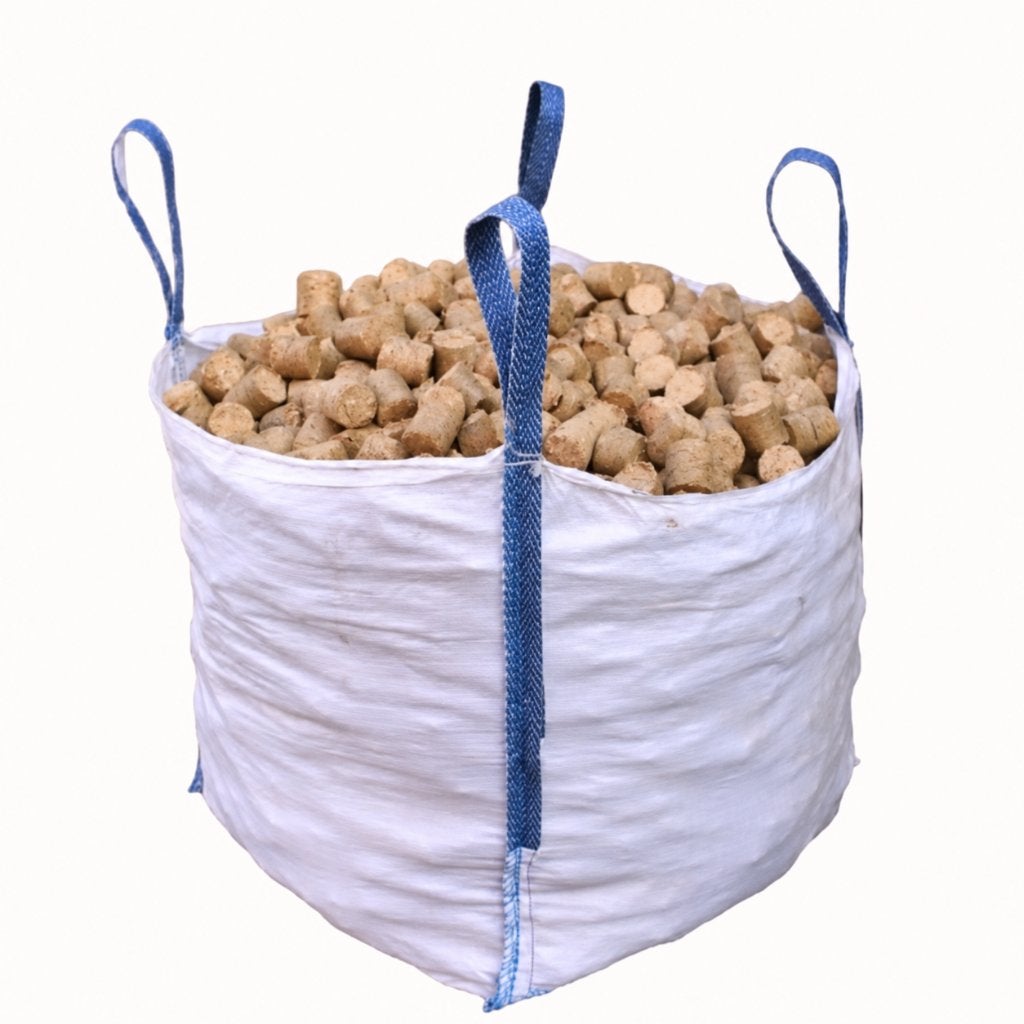 Houtbriketten 800 kg (4 bigbags) – €260 gratis thuisbezorgd!, 6 m³ of meer, Ophalen, Overige houtsoorten, Blokken