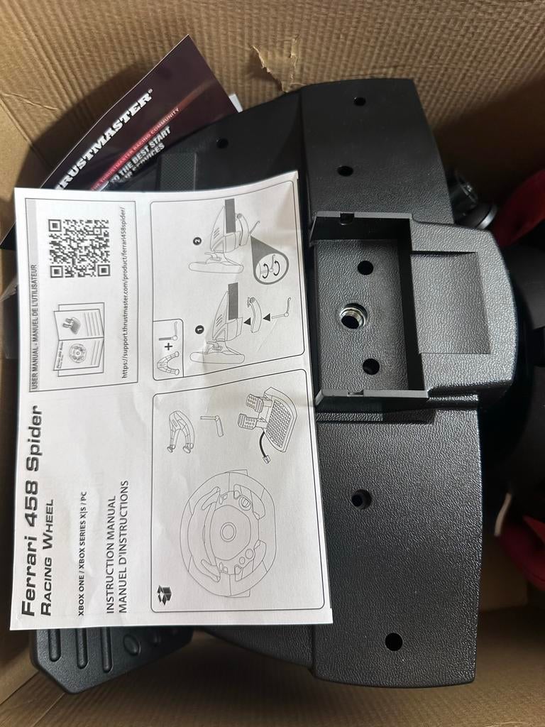 Thrustmaster Ferrari 458 Spider Racing Wheel - Gloednieuw, ., Racen en Vliegen, Nieuw, Ophalen of Verzenden