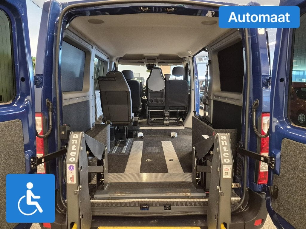 Renault Master L1H1 Rolstoelbus Automaat (airco), Auto's, Gebruikt, Zwart, 4 cilinders, 2299 cc