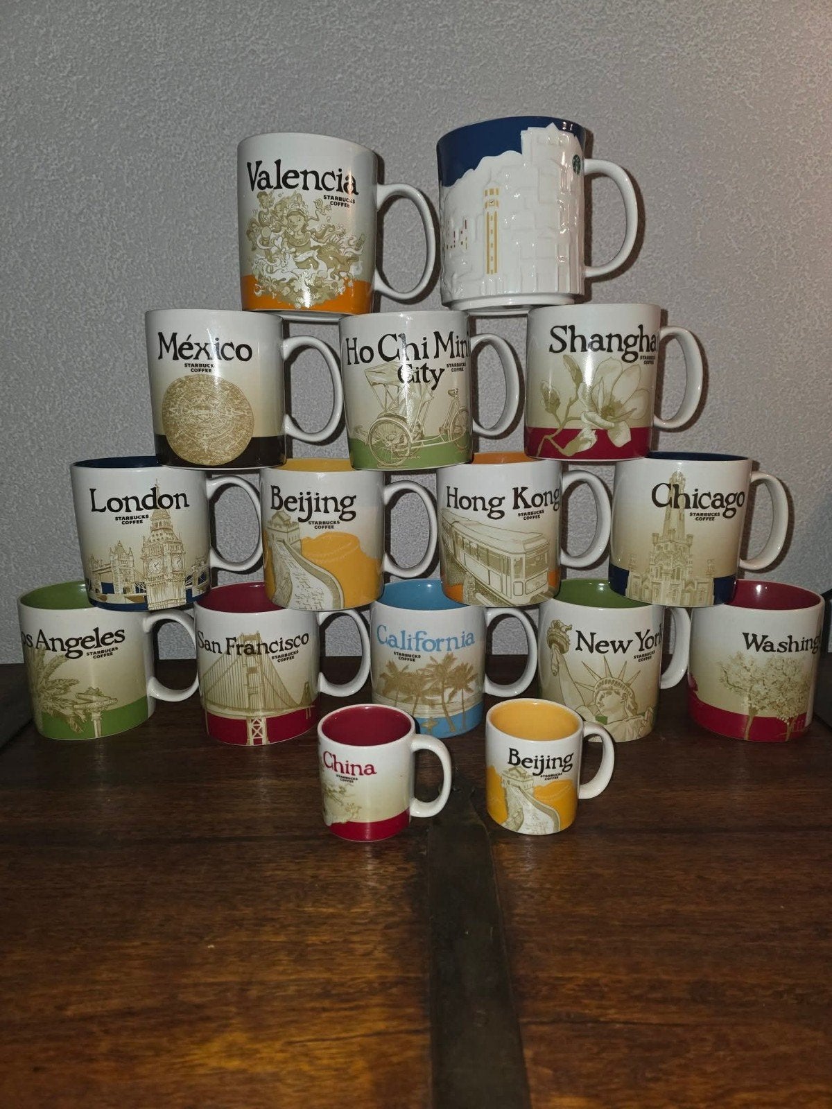 Starbucks City Mugs - Diverse Collectie, Keramiek, Zo goed als nieuw, Overige stijlen, Starbucks