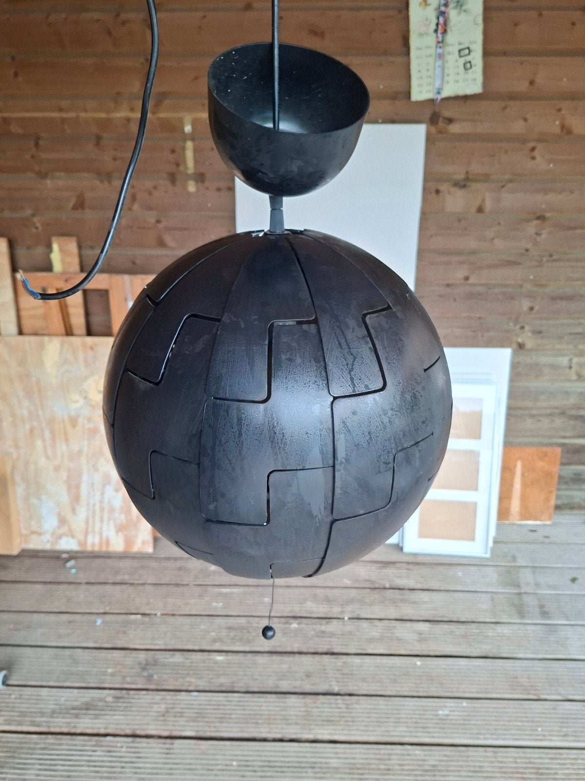 IKEA PS 2014 Hanglamp - Zwart, uitschuifbaar, Ophalen