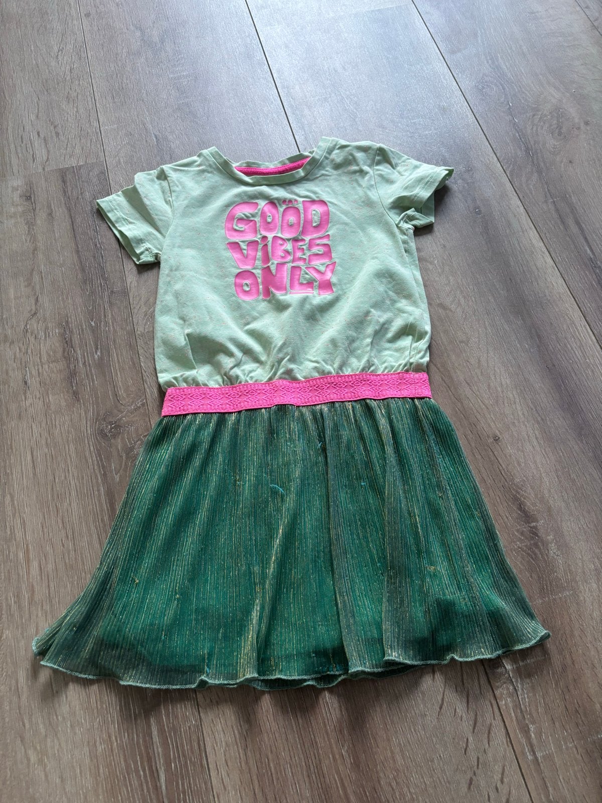 Jurkje maat 122/128, Kinderen en Baby's, Kinderkleding | Maat 122, Ophalen of Verzenden, Zo goed als nieuw, Meisje, Jurk of Rok