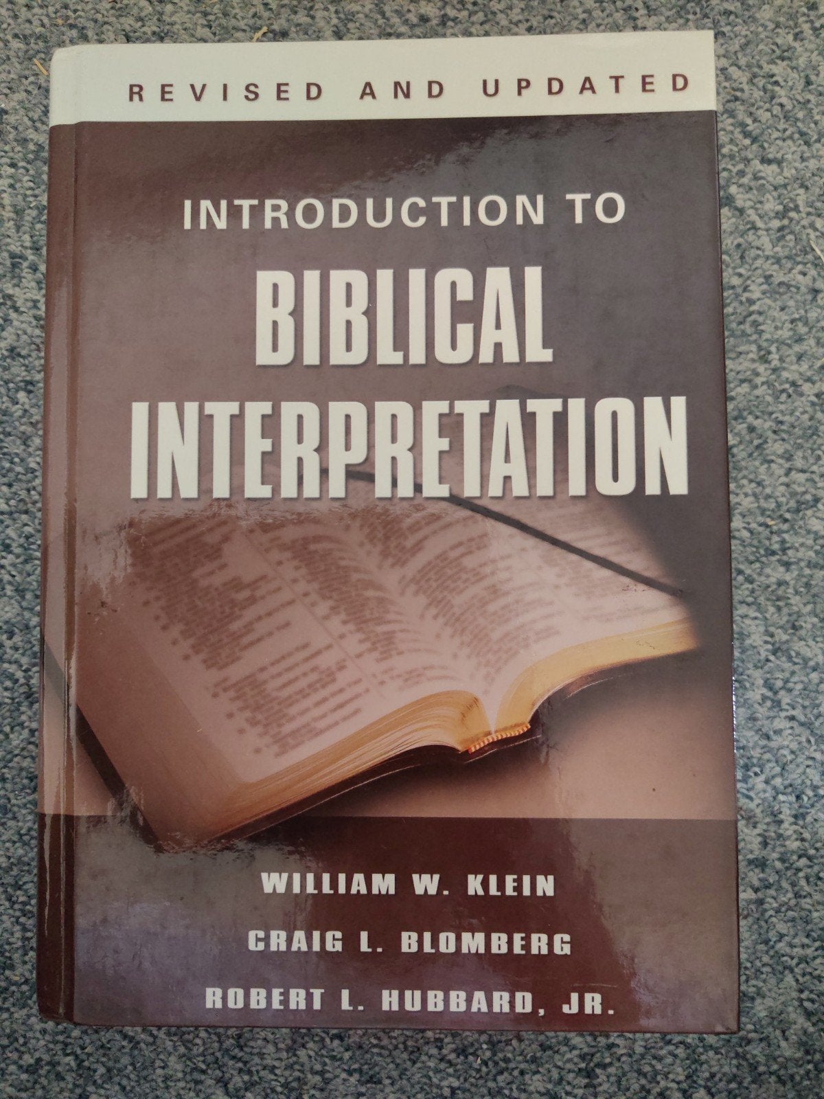 Introduction to Biblical Interpretation - Bijbelstudie, Ophalen of Verzenden, Zo goed als nieuw, William W. Klein, Craig L. Blomberg, Robert L. Hubbard, Jr.