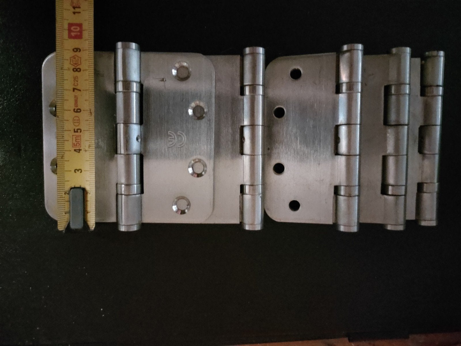 Set van 5 EuroSteel RVS scharnieren, 90mm, Ophalen of Verzenden, Nieuw, Scharnier