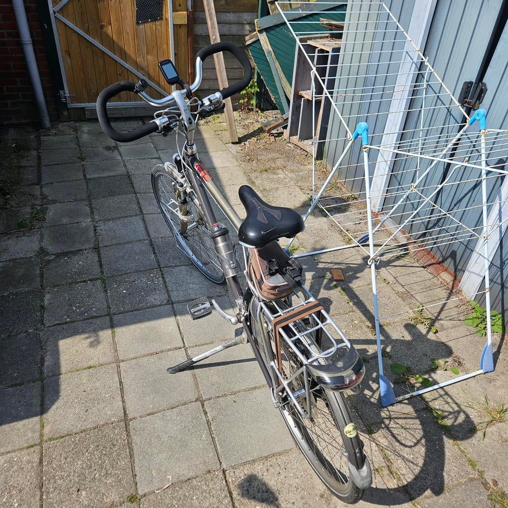 Gazelle fiets met versnellingen en bagagedrager, 57 tot 61 cm, Ophalen, Gazelle, Versnellingen