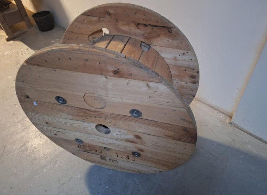 Houten kabel haspels, Ophalen of Verzenden