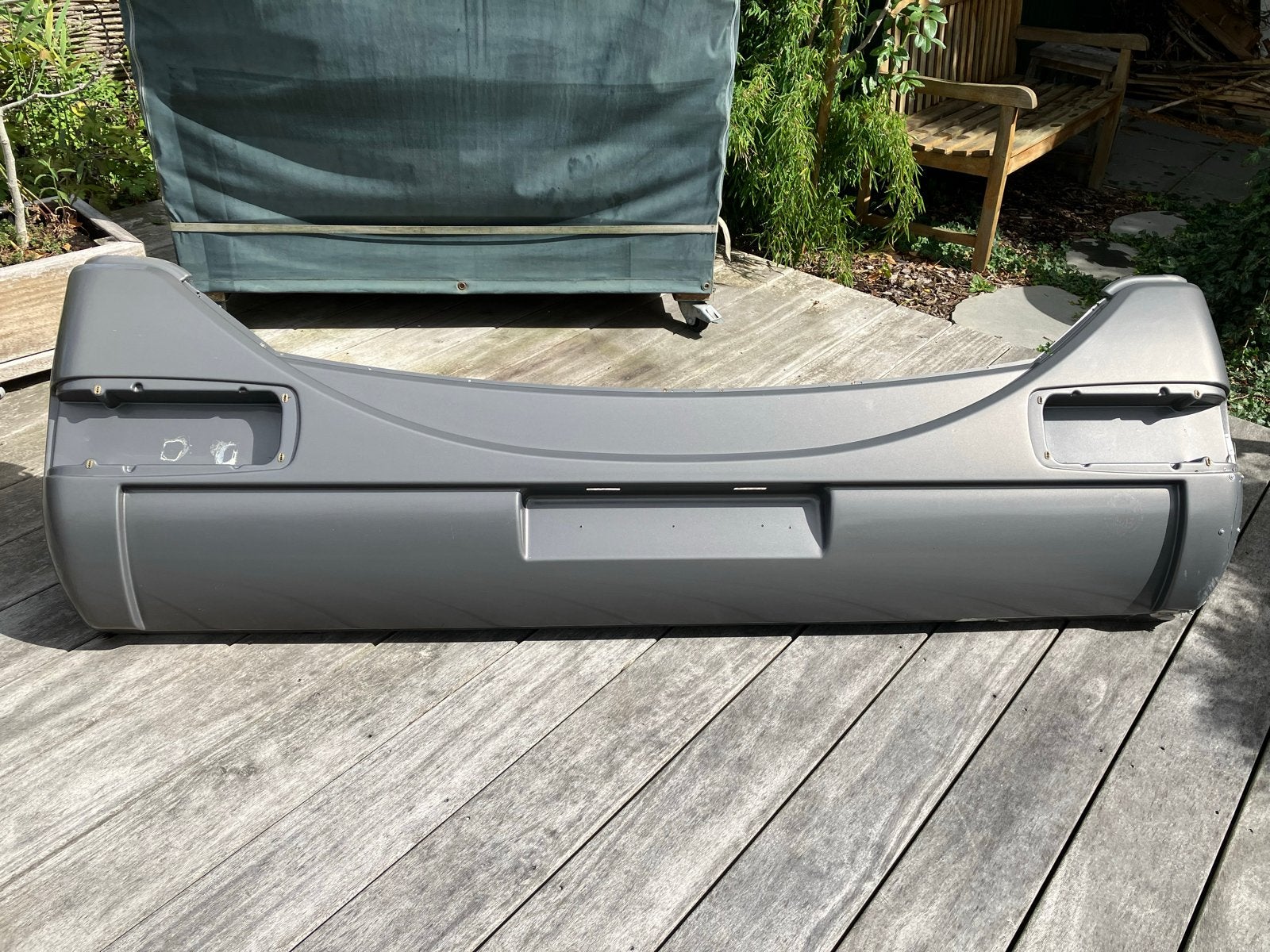 Achterbumper Hymer B-modellen (beschadigd), Caravans en Kamperen, Caravan accessoires, Ophalen, Gebruikt